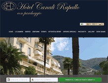 Tablet Screenshot of hotelcanali.com